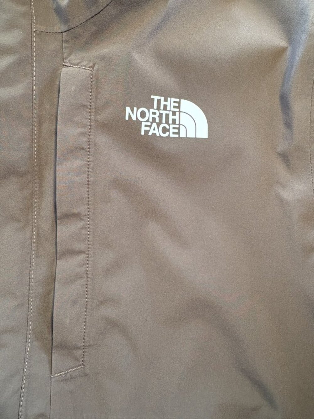 The North Face DryVent Hooded Jacket Mens M Brown Waterproof Windbreaker Coat - Picture 3 of 11